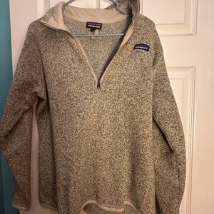 Patagonia 1/4 zip Gary Blend Pullover Girls Better Sweater Size Large